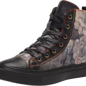 L'Artiste Spring Step Rose Combat Boots SZ 38 NWOT Floral